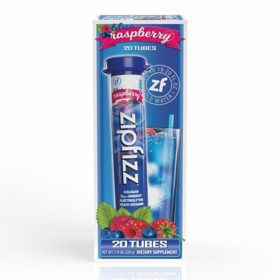 Zipfizz Energy Drink Mix, Blue Raspberry 20 ct.