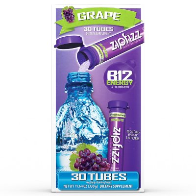 Zipfizz Energy Drink Mix, Grape (30 ct.) Sam's Club
