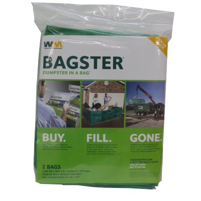 Bagster Dumpster in a Bag Sam's Club