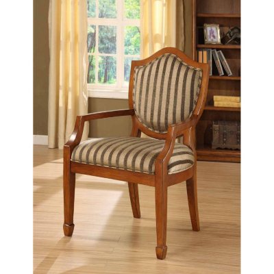 Dorchester Striped Fabric Occasional Chair - Sam's Club