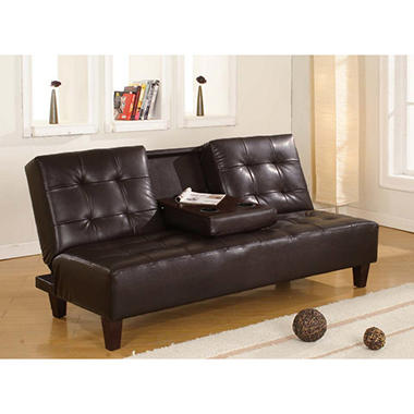Broseley Bi-Cast Leather Adjustable Sofa