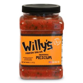 Willy's Fresh Salsa Original Medium, 48 oz.