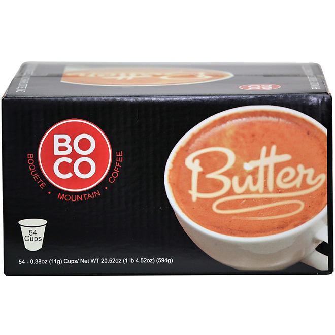 Boquete Mountain Coffee, Butter Blend Single Serve Cups (54 ct.) 