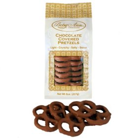 Betsy Ann Chocolate Covered Pretzels 8oz. 