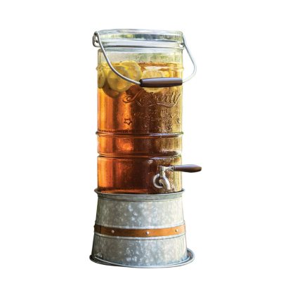 2.5 gal Stainless & Plastic Beverage Dispenser