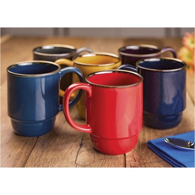 Muticolored Stackable Coffee Cups