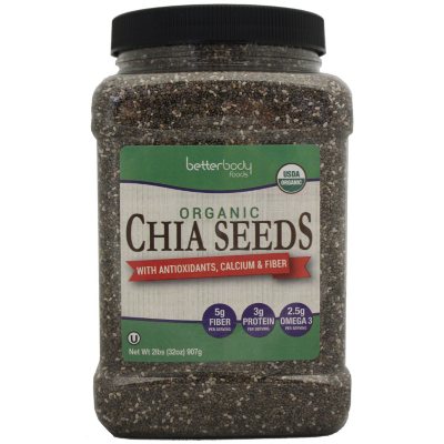 Great Value Organic Chia Seeds, 32 oz