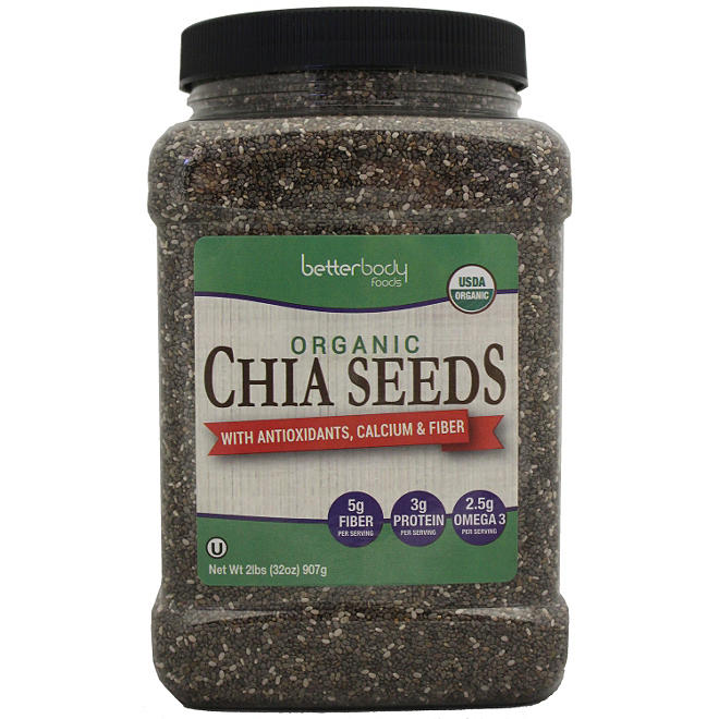 BetterBody Foods Organic Chia Seeds (32 oz.)