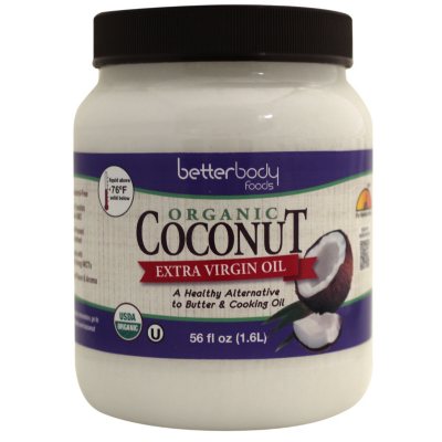 BetterBody Foods Organic Extra Virgin Coconut Oil (56 oz.) - Sam's Club