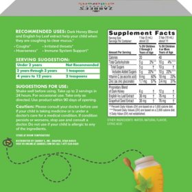 Zarbee S Natural Children S Cough Syrup Mucus Day Night 12 Oz