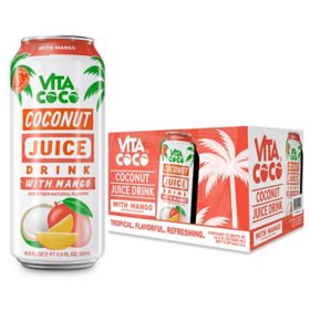 Vita Coco Coconut Juice Mango (16.9 fl. oz., 12 ct.)