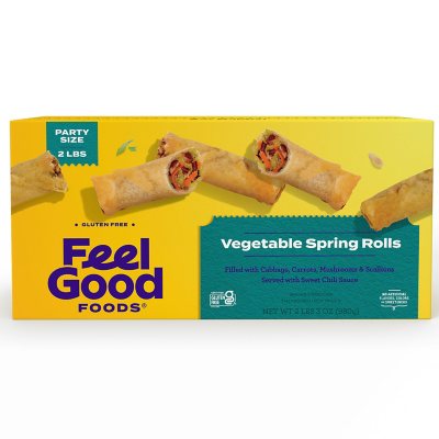 Feel Good Foods Vegetable Spring Rolls (35 oz., 18 ct.) - Sam's Club