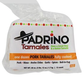 Padrino Pork Tamales (12 ct.)