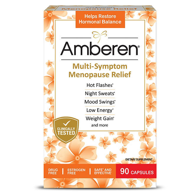 Amberen Multi-Symptom Menopause Relief Capsules (90 ct.)