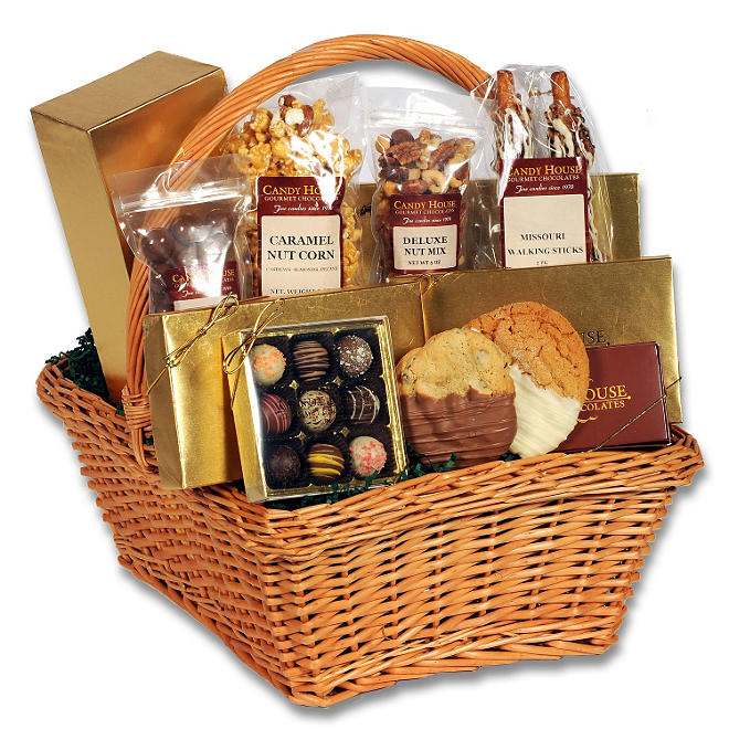 Candy House "Delectable" Basket of Chocolates
