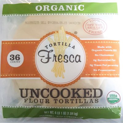 Uncooked Flour Tortillas Fresca at