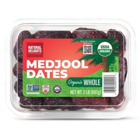 Natural Delights Organic Whole Medjool Dates, 2 lbs.