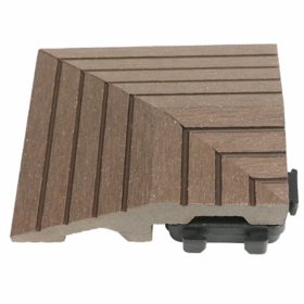 Select Surfaces Deck Tile Corner Trim, 4pk