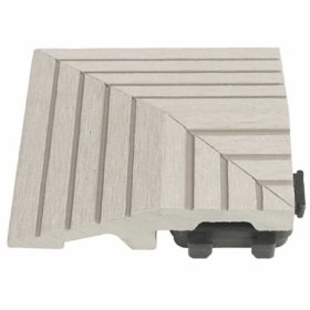 Select Surfaces Deck Tile Corner Trim, 4pk