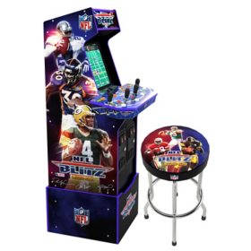 Arcade1Up NFL Blitz Legends Arcade Game with Stool