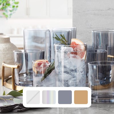 Member's Mark 16-Piece Crystal Drinkware Set, Choose Color - Sam's Club
