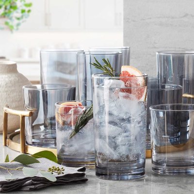 18-Piece Glassware Set Includes: 6 Piece 12 Oz. Highball Glasses