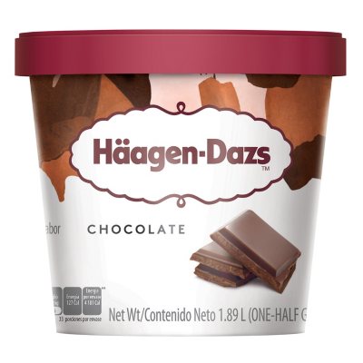 Haagen-Dazs Chocolate Ice Cream (64 fl. oz.) - Sam's Club