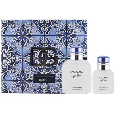 Dolce Gabbana Light Blue Pour Homme Eau de Toilette 2-pc Gift Set