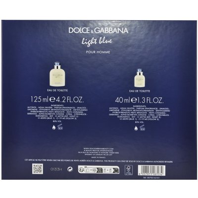 Dolce & gabbana light discount blue pour homme gift set