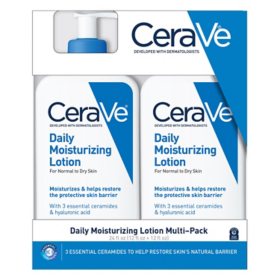 CeraVe Daily Moisturizing Lotion, Normal to Dry Skin, 12 oz., 2 pk.