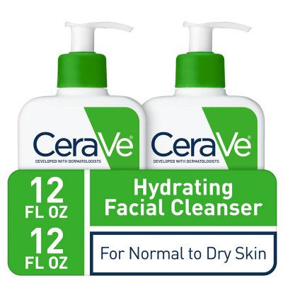 Hydrating Facial Cleanser, to Skin (12 fl. oz., 2 pk.) - Sam's Club