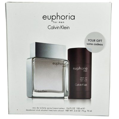 Euphoria 2 Piece Gift Set for Men by Calvin Klein - Sam's Club