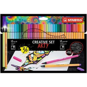 Arty Creative 36pc Pen Set by Stabilo