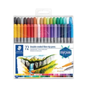 Staedtler Double Ended Markers, Assorted Bullet Tips, 72/Pack