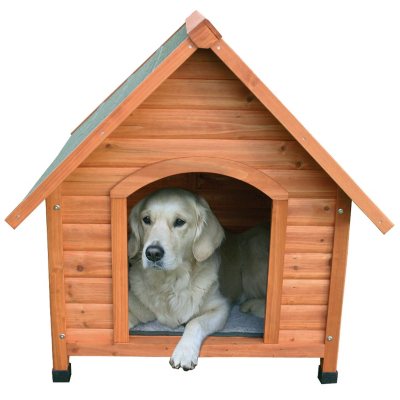 log cabin dog house