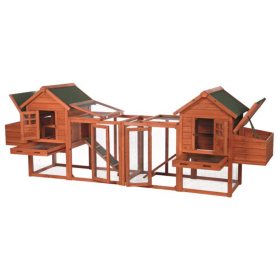 Trixie Chicken Coop Duplex With Outdoor Run 123½ X 27½ X 42½