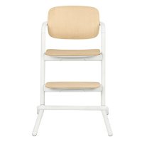 Cybex Lemo High Chair System, Wood - White Porcelain