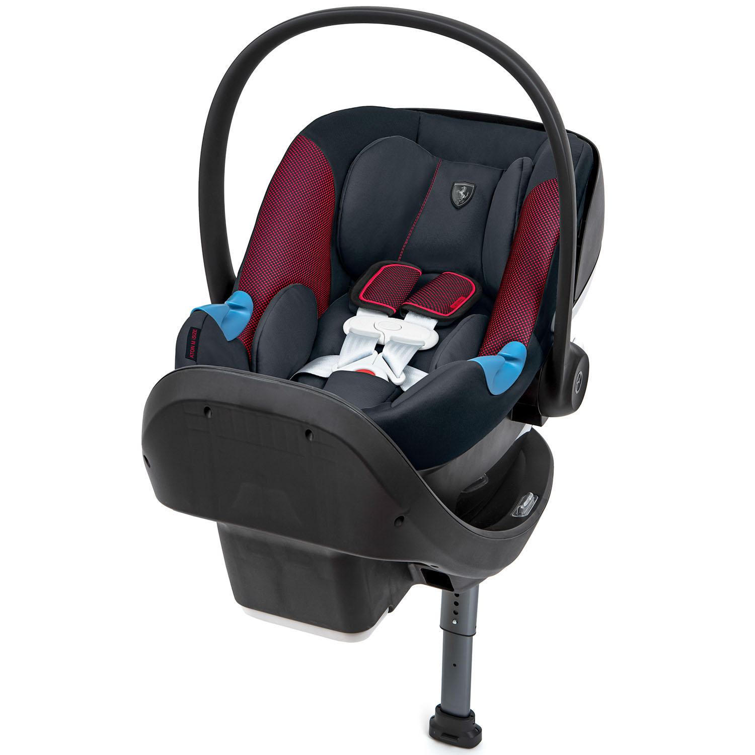Cybex Aton M Infant Car Seat – Ferrari Collection in Victory Black