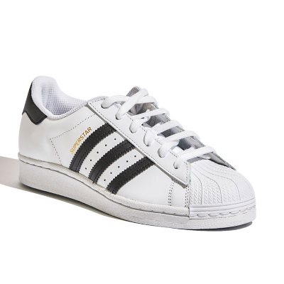 Adidas superstar black outlet and white youth