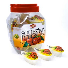 Squez 'N' Bites Lychee Flavor Fruity Snack Jar, 46.5 oz.