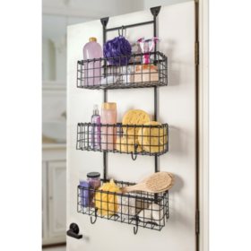 Grid Over The Door 3 Basket Organizer Sam S Club