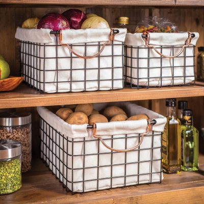 Buy Wholesale China Plastic Storage Baskets - Small Pantry