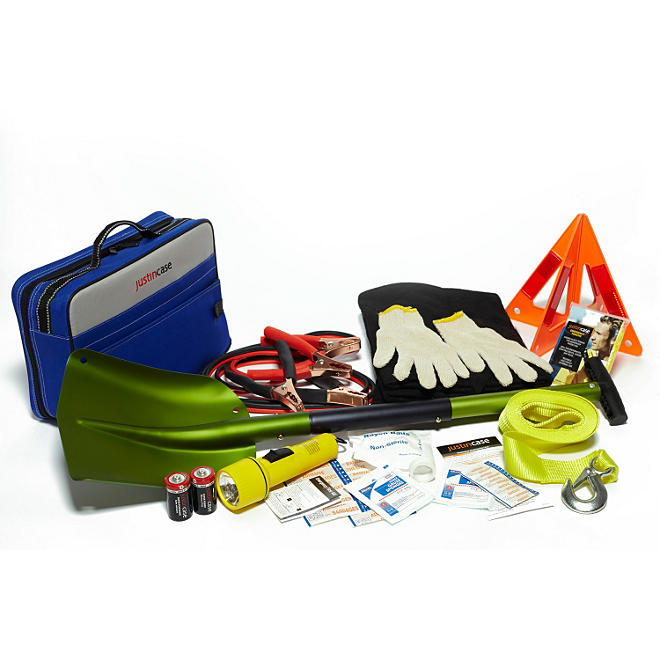 Justin Case Winterizer Auto Safety Kit with Aluminum Shovel