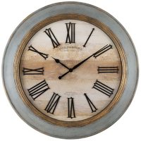 Sterling & Noble 30" Farmhouse Wall Clock, Assorted Colors