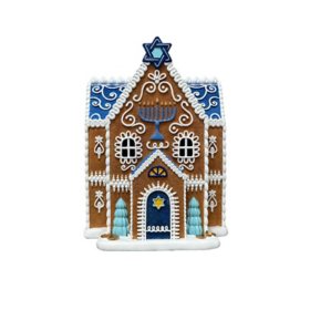 Pre-Lit Hanukkah Gingerbread House