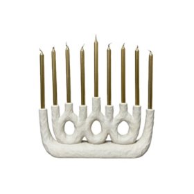 Menorah with Candles