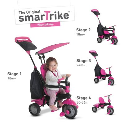 smart trike deluxe pink