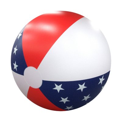 red beach ball