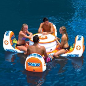Inflatable Pool Floats, Led Pool Floats Adult Kids,transparent