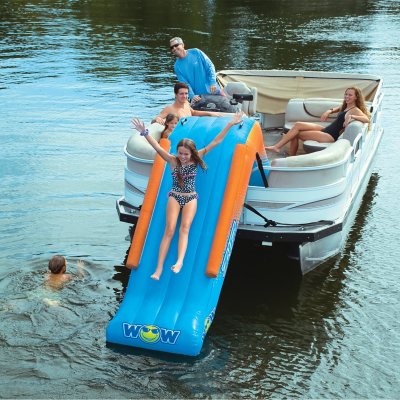 WOW Sports Large Inflatable Zip Slide for Pontoon Boats - Sam's Club